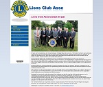 Schermafdruk website Lionsclub Asse 2011-08-11